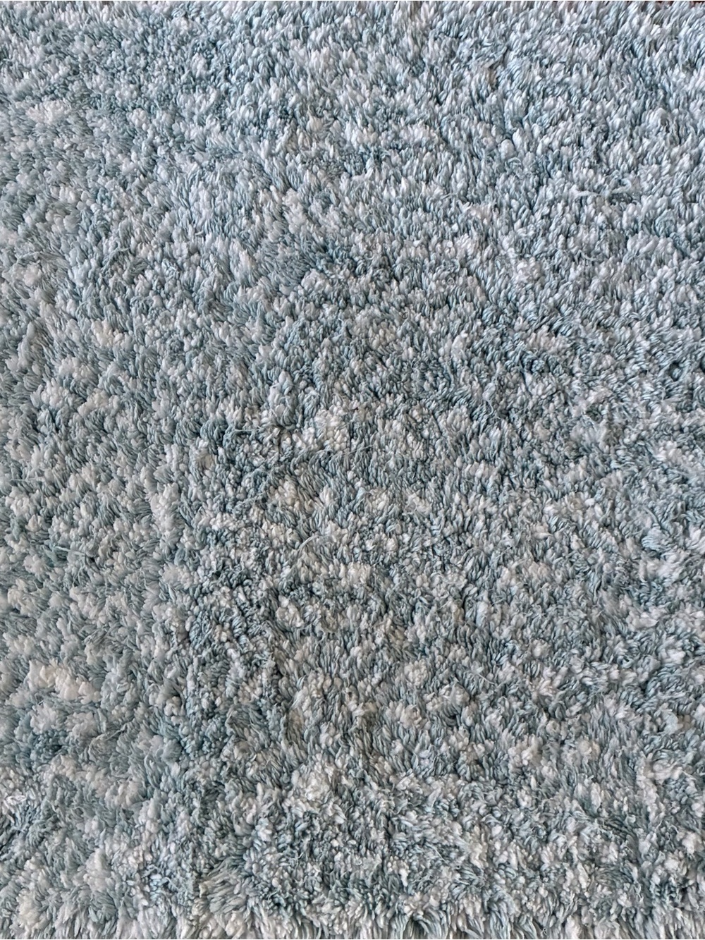 Plush Shag Bath Rug - Light Blue - Picture 2 of 3